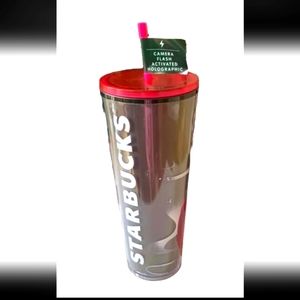 NWT! Rare Starbucks 2023 Halloween 24 OZ Holographic Pumpkin Tumbler 011145246